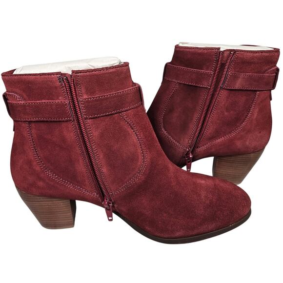 Diba Sleek Burgundy Suede‎ Bootie 10 NWT - Picture 7 of 10
